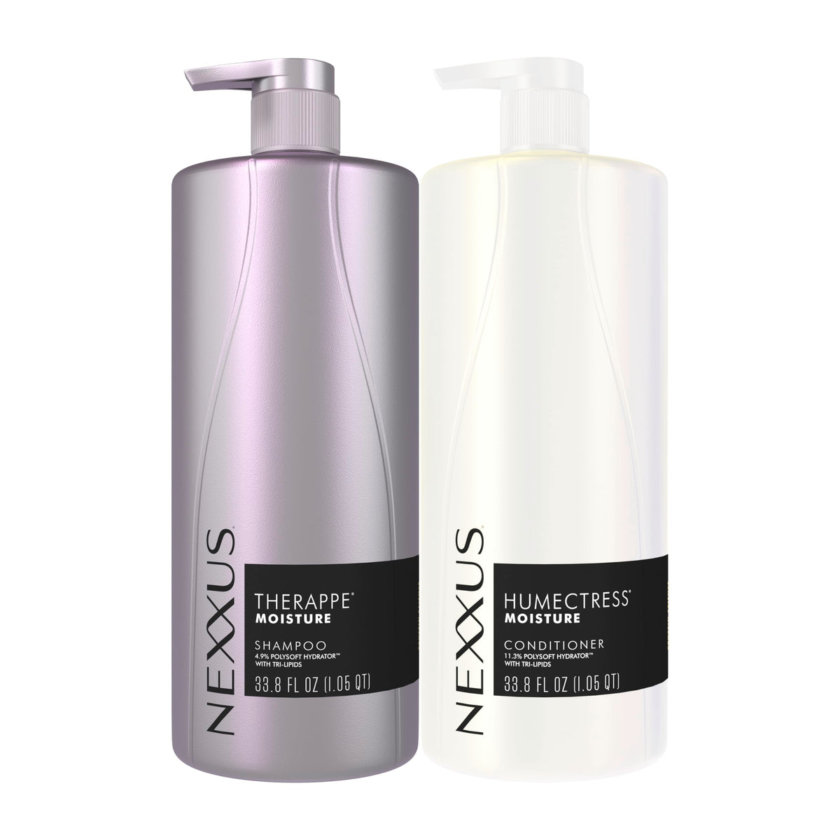 Nexxus Therappe Humectress Shampoo and Conditioner front view 33.8 fl oz