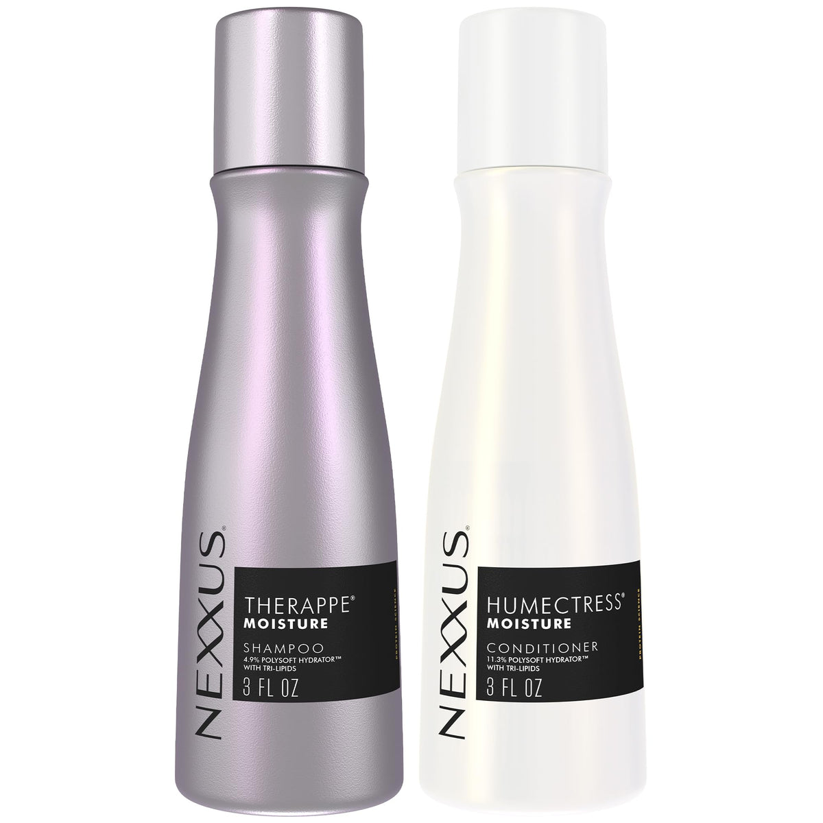 Nexxus Travel Shampoo and Conditioner Set 3 Oz front view