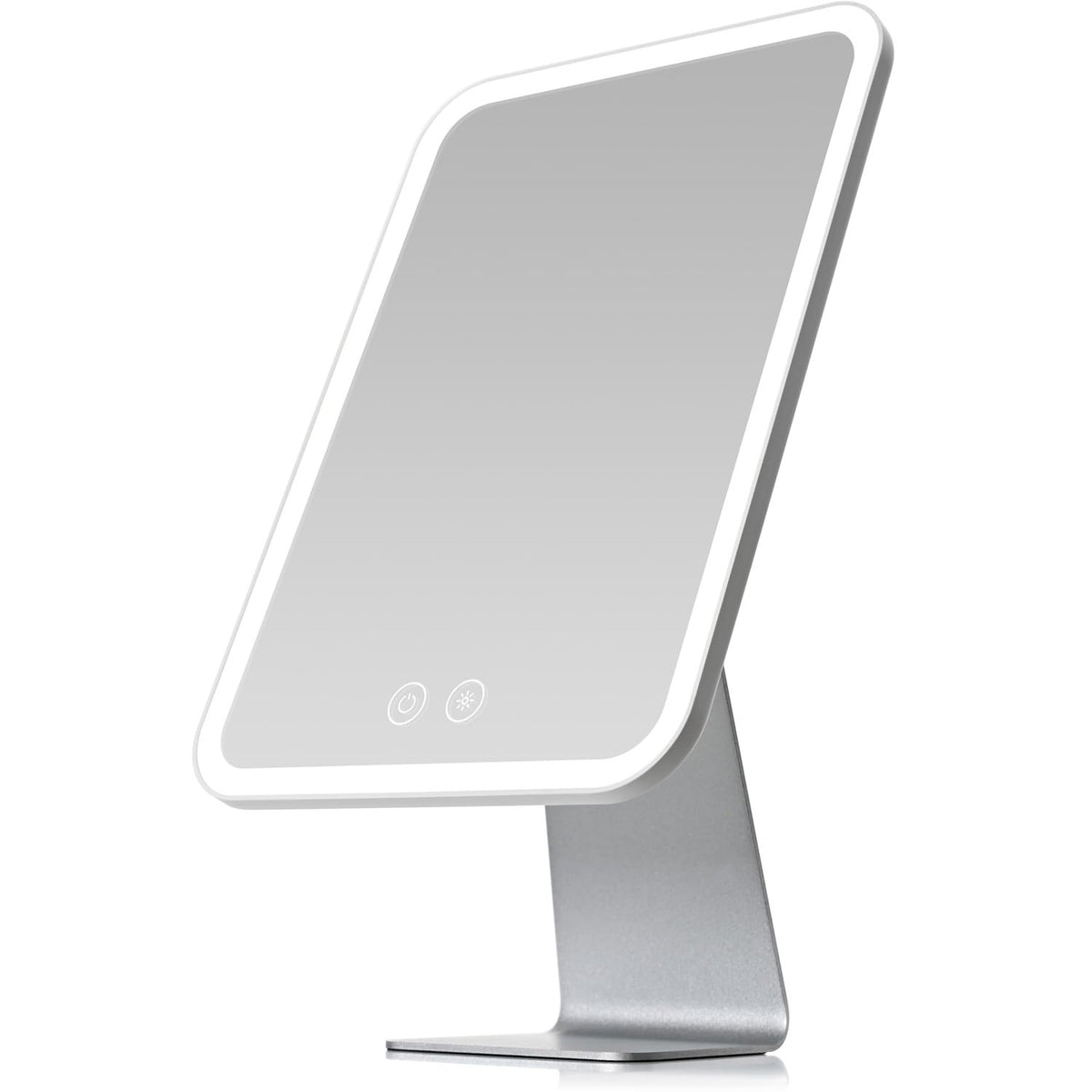 NEZZOE Lighted Makeup Mirror front view with LED lights