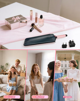 NFie Travel Curling Iron with protective coating detail