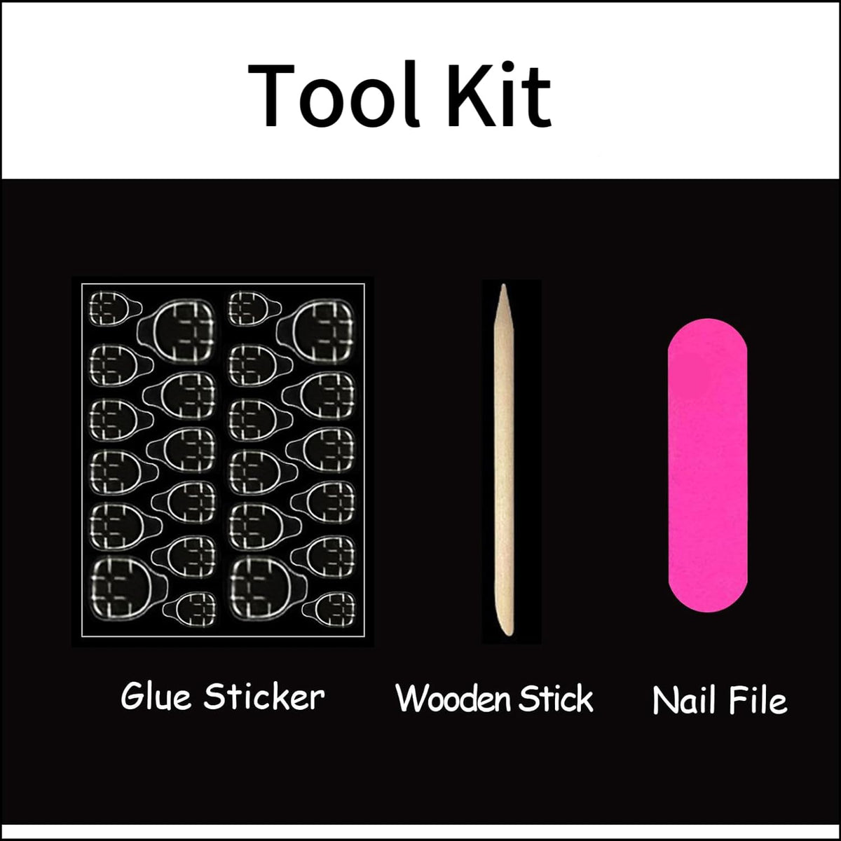 NHIXK press on nails in a stylish setting