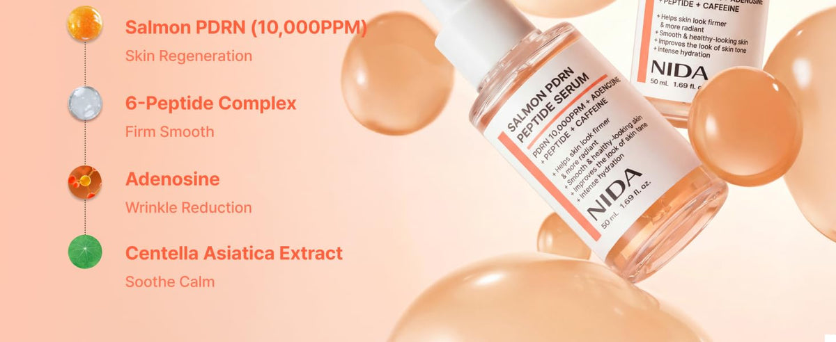 NIDA Salmon PDRN Peptide Serum 50ml side view