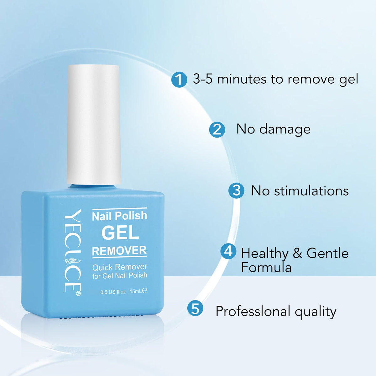 NIFEISHI Gel Nail Polish Remover application on nails