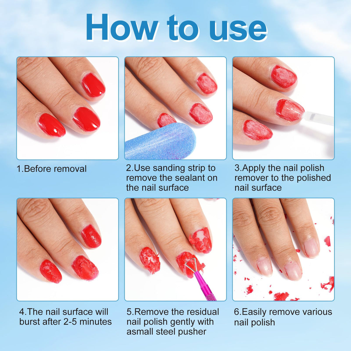 NIFEISHI Gel Nail Polish Remover bottle close-up