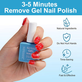 NIFEISHI Gel Nail Polish Remover bottle with cap