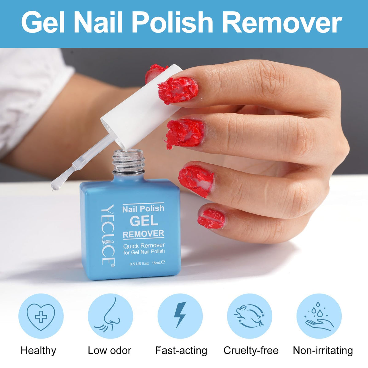 NIFEISHI Gel Polish Remover close-up of texture