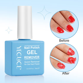 NIFEISHI Gel Polish Remover in a makeup bag
