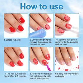 NIFEISHI Gel Polish Remover packaging details