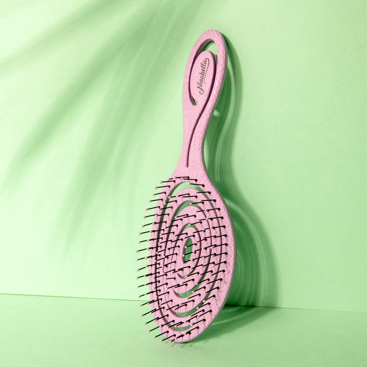 Ninabella Detangler Brush with eco-friendly packaging
