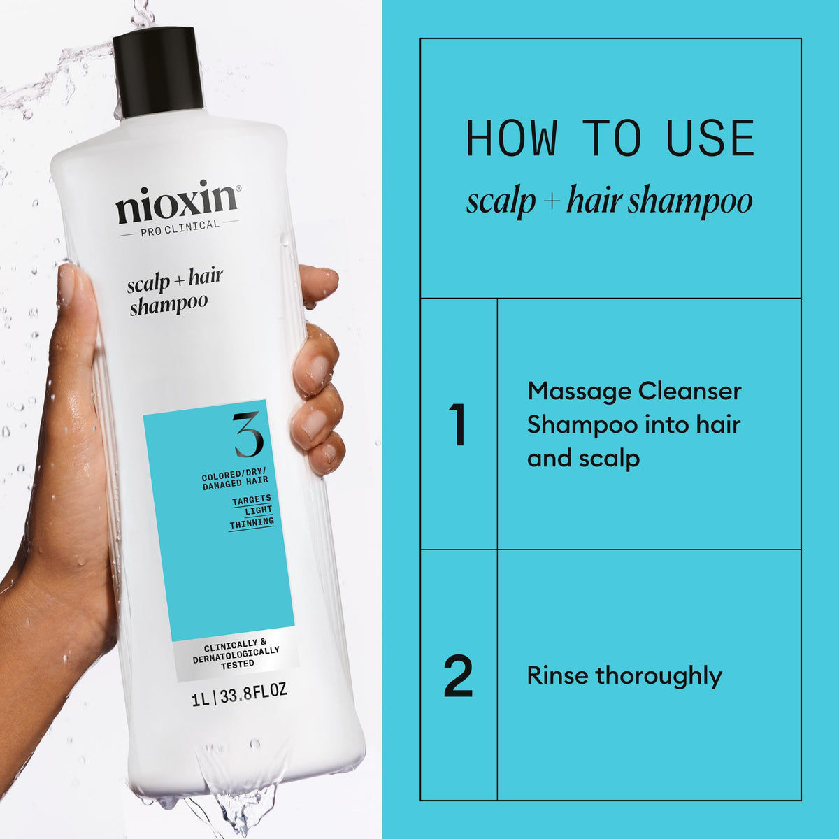 NIOXIN Conditioner bottle close-up