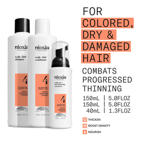 NIOXIN conditioner bottle from Scalp + Hair Thickening System 4
