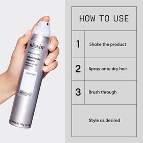 Nioxin Density Defend Dry Shampoo in lifestyle setting on vanity