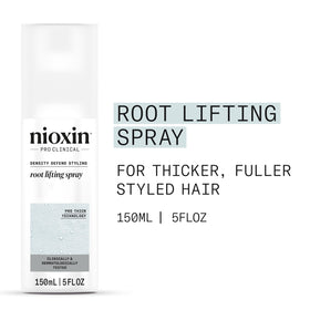 NIOXIN Density Defend Spray in a bathroom setting