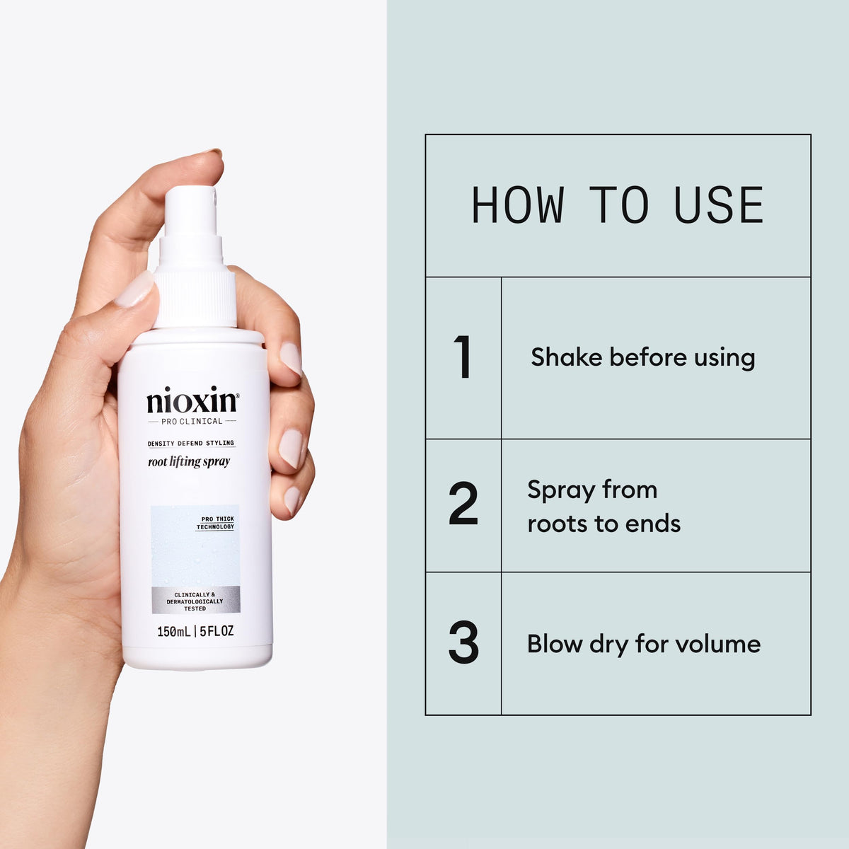 NIOXIN Density Defend Spray packaging details