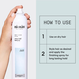 NIOXIN Density Defend Strong Hold Spray 372g lifestyle scene