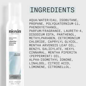 NIOXIN Density Defend Styling Mousse 6.7 Fl oz on vanity
