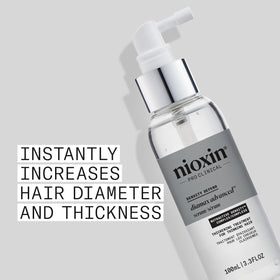 Nioxin Diamax Advanced Hair Thickening Serum with cap off