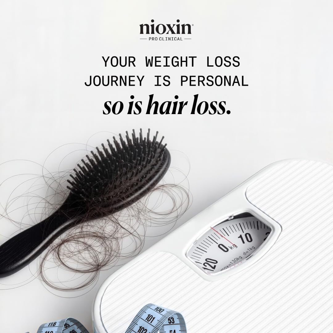 NIOXIN Hair Fall Defense Shampoo and Leave-In in use