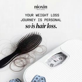 NIOXIN Hair Fall Defense Shampoo and Leave-In in use