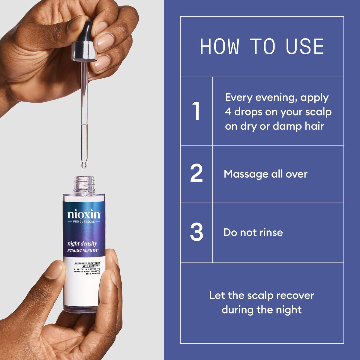 NIOXIN Night Density Rescue Serum ingredients list