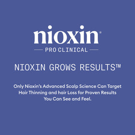 NIOXIN Night Density Rescue Serum on a bathroom shelf