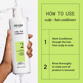 Nioxin Scalp Care Conditioner 340g close-up of texture