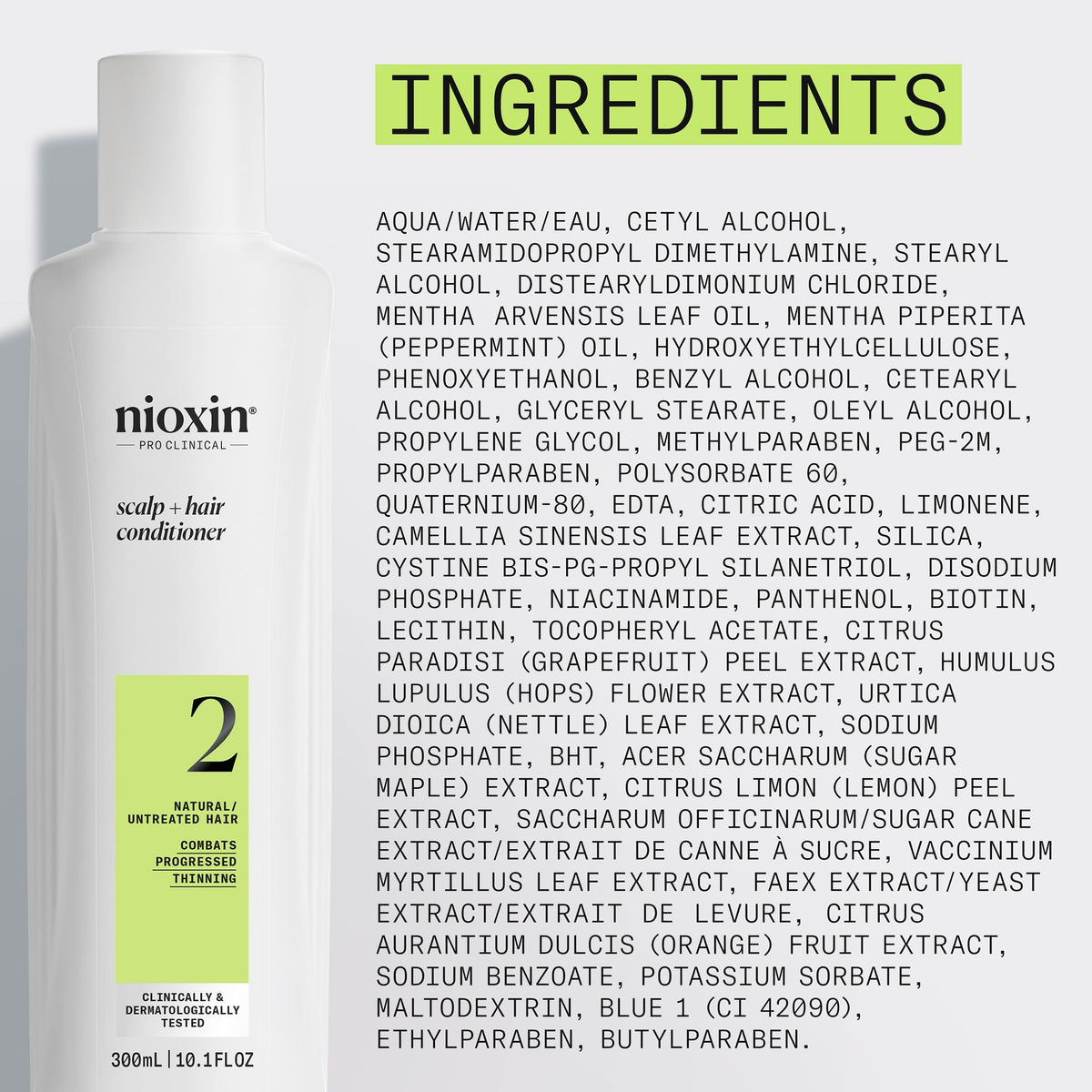Nioxin Scalp Care Conditioner 340g on a vanity