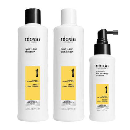 NIOXIN Scalp + Hair Thickening System 1 trial size packaging front view