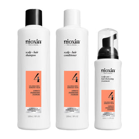NIOXIN Scalp + Hair Thickening System 4 trial size kit front view