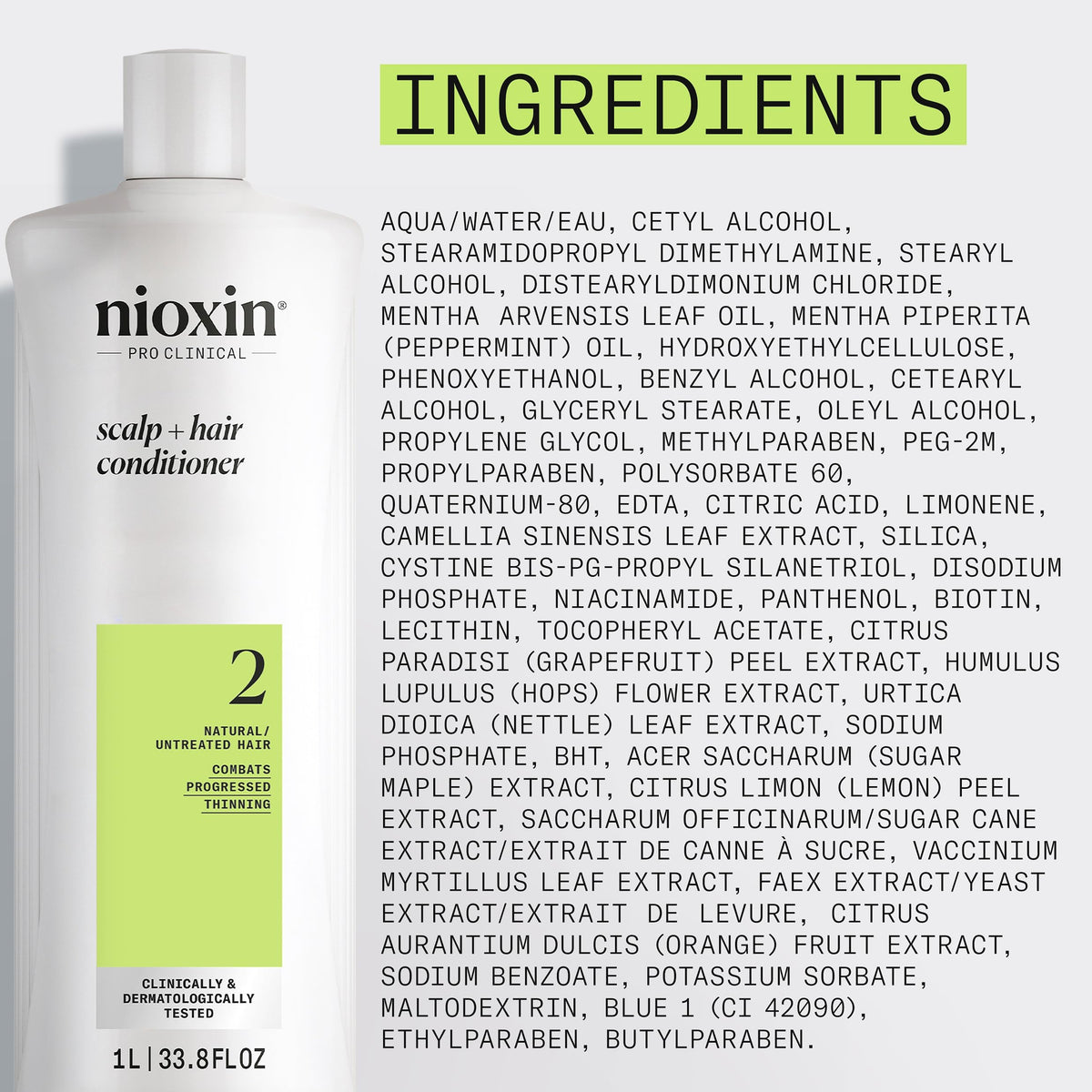 NIOXIN System 2 Conditioner with other NIOXIN products
