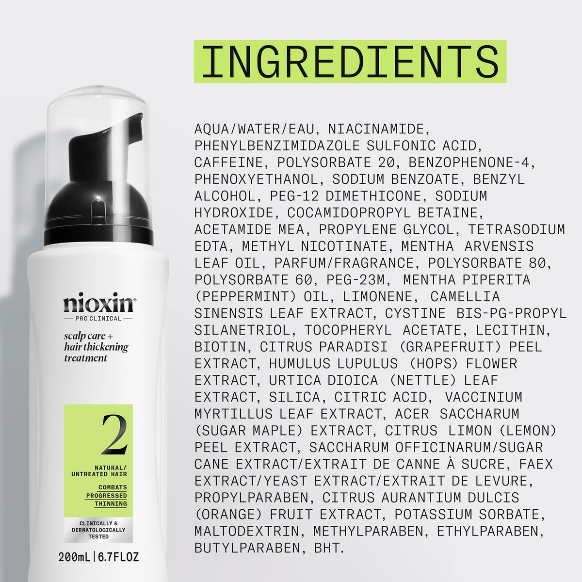 NIOXIN System 2 Leave-In lifestyle scene