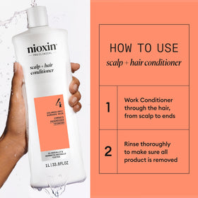 NIOXIN System 4 Shampoo and Conditioner lifestyle scene