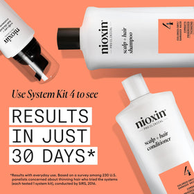 NIOXIN System 4 Shampoo and Conditioner with pumps included