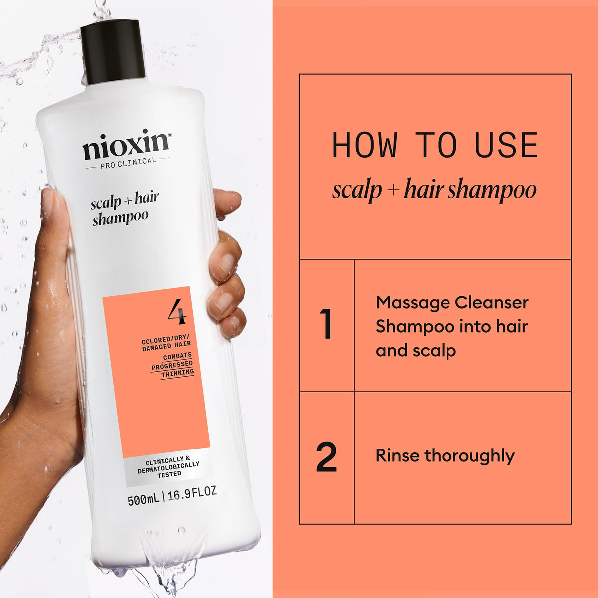 NIOXIN System 4 Shampoo with conditioner and
