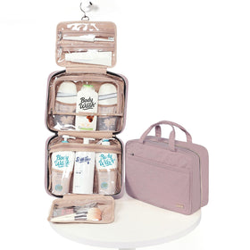 NISHEL Travel Toiletry Bag compacted for packing