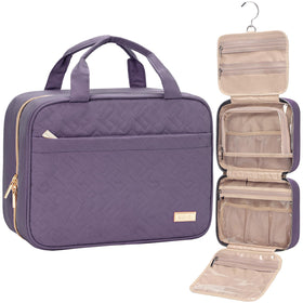 NISHEL Travel Toiletry Bag front view showing compartments