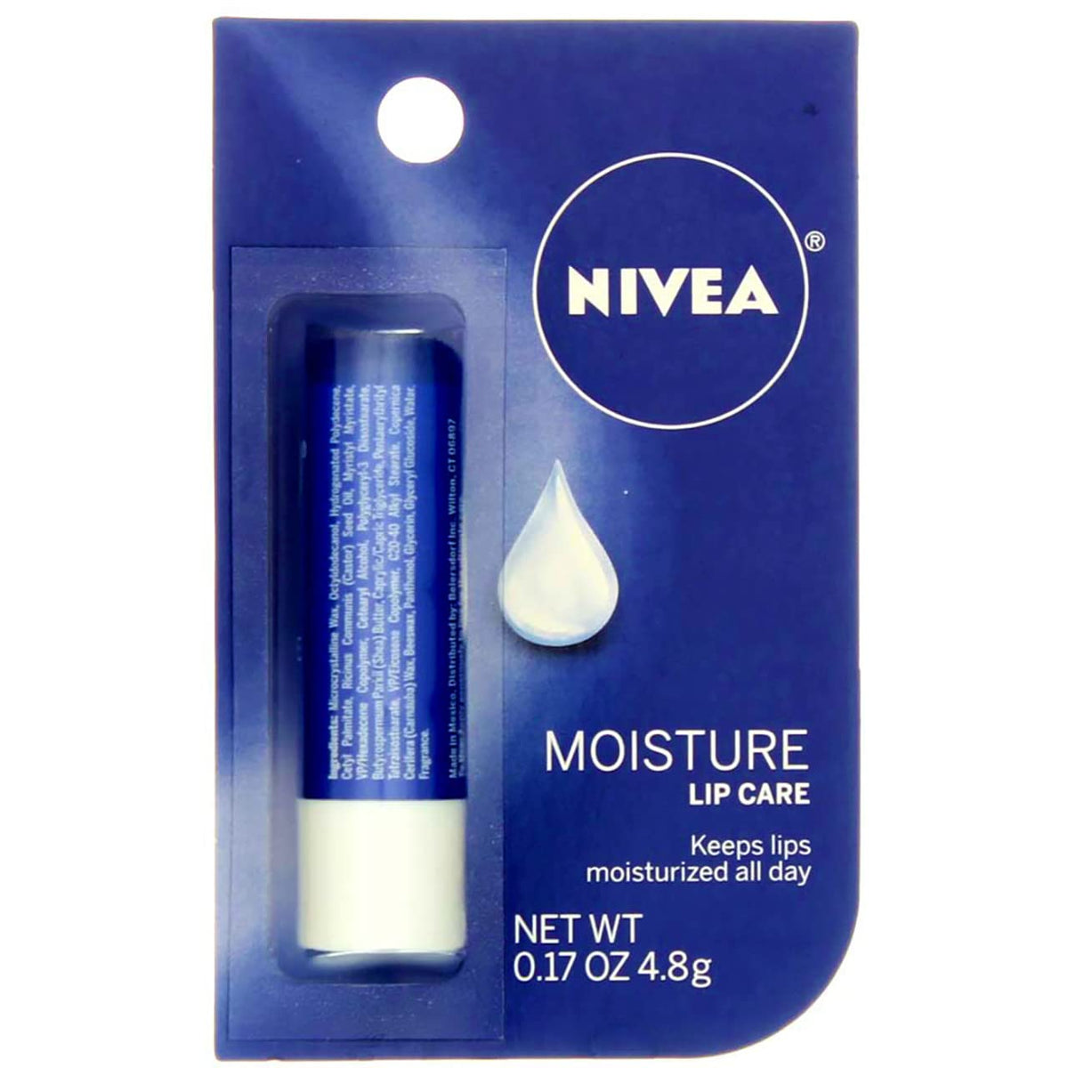 NIVEA A Kiss of Moisture Essential Lip Care pack of 5 front view