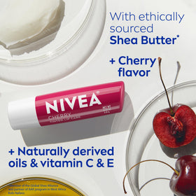 NIVEA Cherry Lip Care tinted lip balm ingredients list