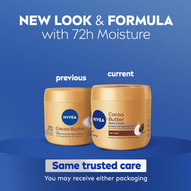 NIVEA Cocoa Butter Body Cream 16 OZ jar with lid