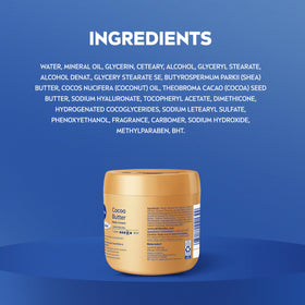 NIVEA Cocoa Butter Body Cream on a bathroom shelf