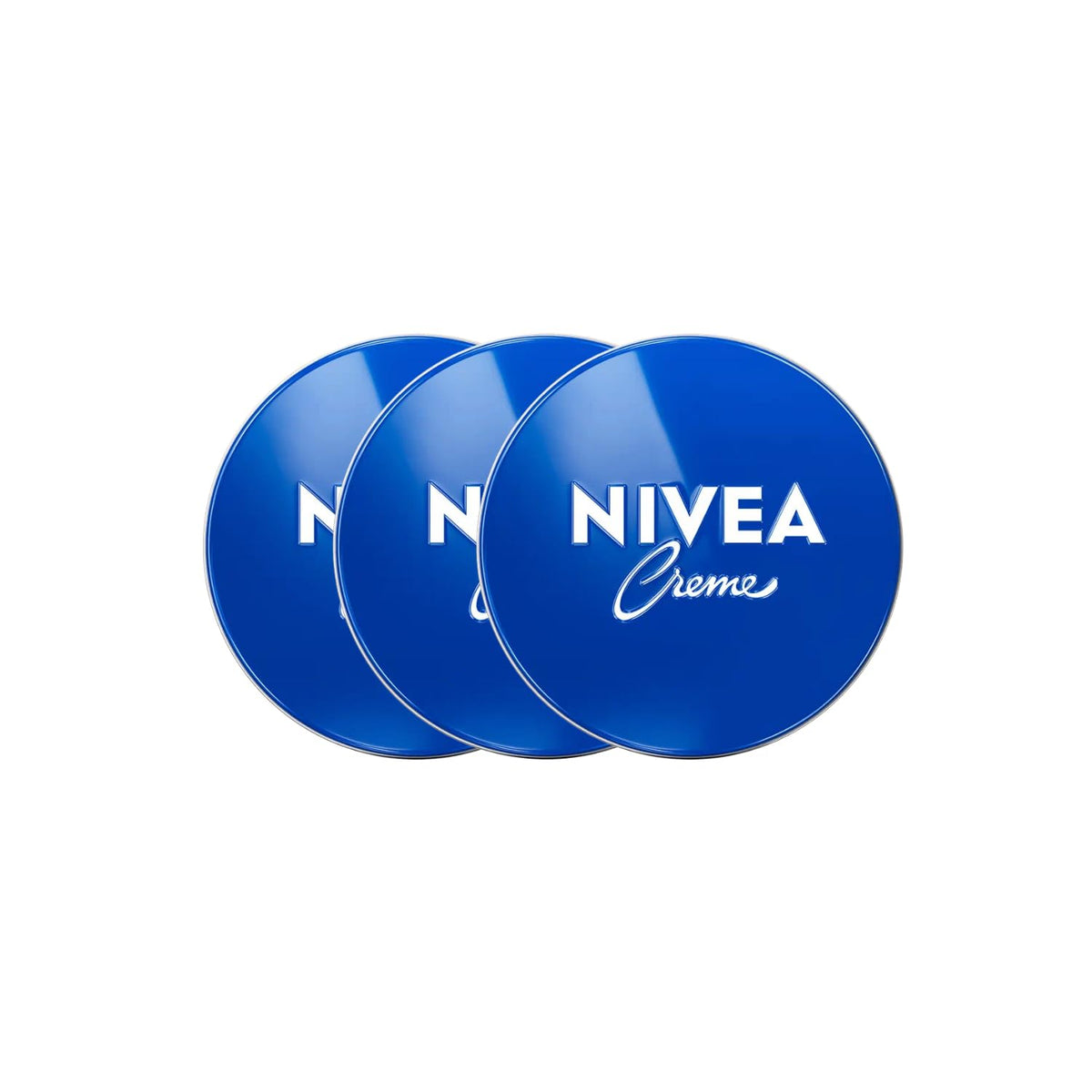 NIVEA Creme 8.4 oz tin front view with classic blue design