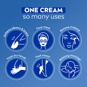 NIVEA Creme Daily Moisturizing Cream 16 OZ jar with background
