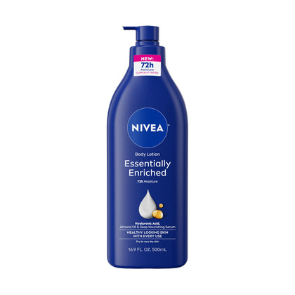NIVEA Essentially Enriched Body Lotion 16.9 Oz front view
