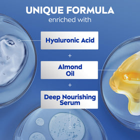 NIVEA Essentially Enriched Body Lotion application on skin