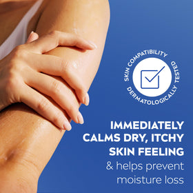 NIVEA Intense Healing Body Lotion application on skin