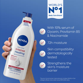 NIVEA Intense Healing Body Lotion with pump top