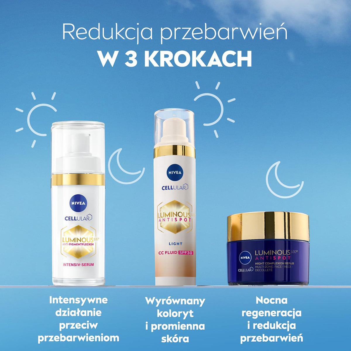 NIVEA Luminous630 CC Cream Light with natural light shade
