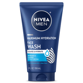 NIVEA MEN Maximum Hydration Face Wash 5 FL OZ tube front view