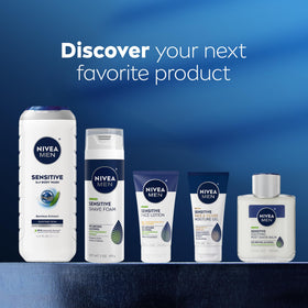 NIVEA MEN Sensitive Body Wash with citrus notes background