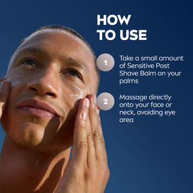 NIVEA MEN Sensitive Post Shave Balm in grooming kit